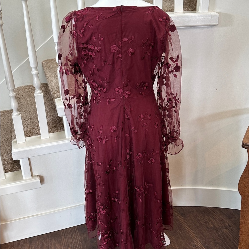 Burgundy “event” dress - Picture 7 of 7